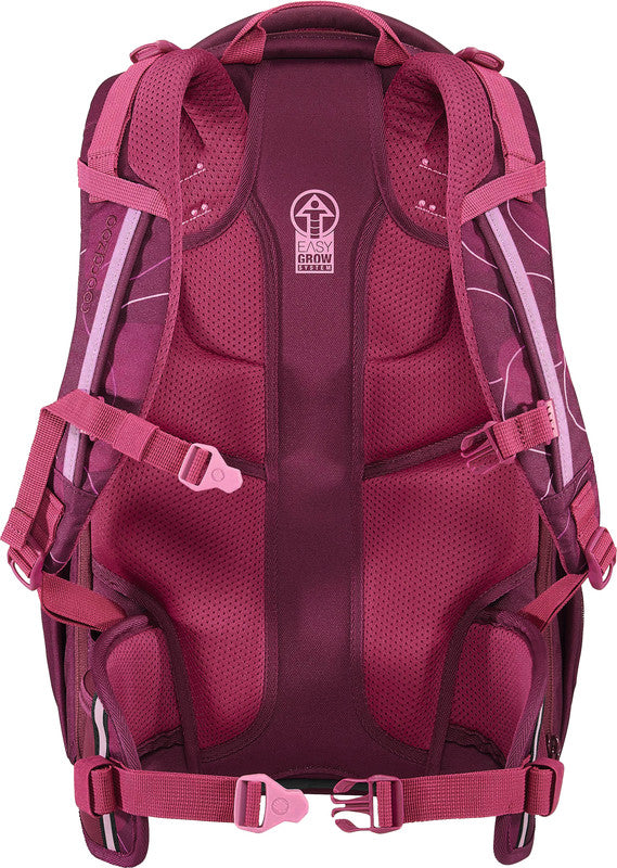 Coocazoo Rucksack Porter – Berry Bubbles – pink – 30/35 l – recycelte Materialien