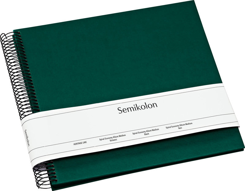 Semikolon Fotobuch Wiro Economy – waldgrün, Textil, 230 × 223 mm