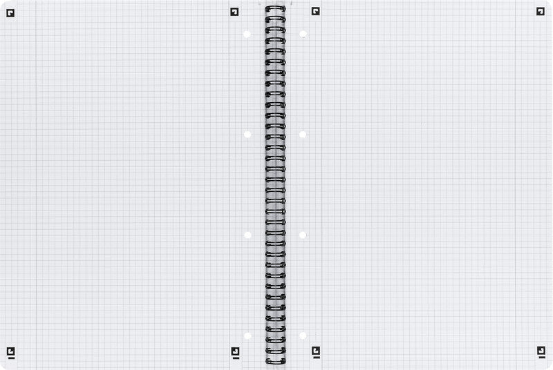 Elba Collegeblock, 220 × 295 mm, Karton, 80 Blatt, 4-fach gelocht, perforiert – Rosa, für SCRIBZEE App