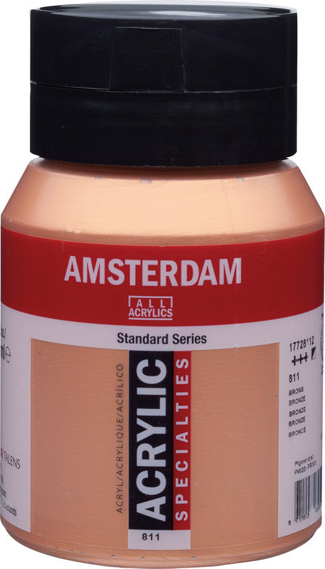 Royal Talens Amsterdam – Acryl Standard – Acrylfarbe – bronze, 500 ml