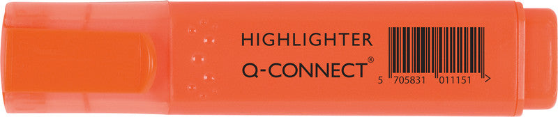 Q-CONNECT Textmarker Orange – Keilspitze, 1–5 mm