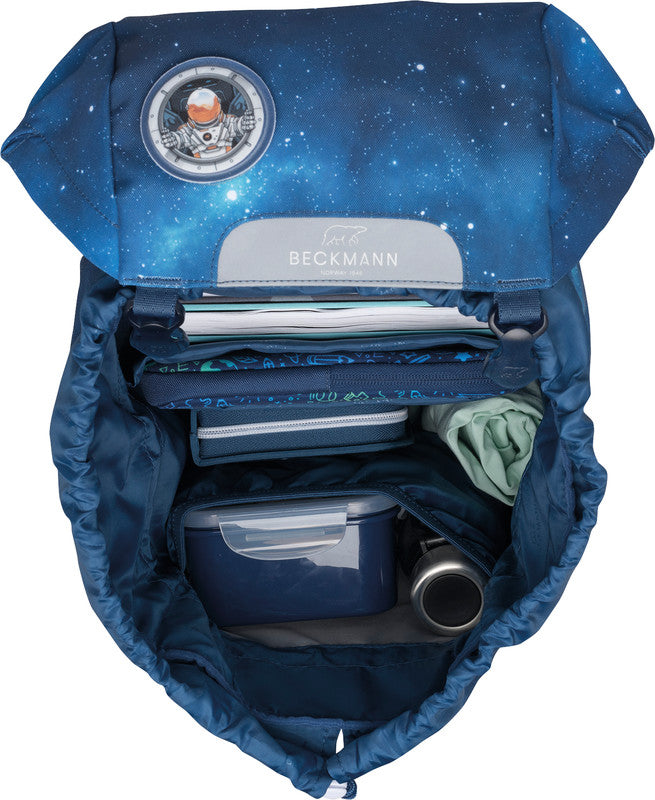 Beckmann Classic Schulrucksack 1st – Space Mission – aus recycelten PET-Flaschen – 22 l