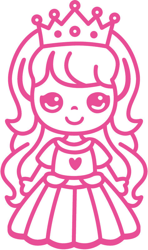 Trodat Prinzessin Motivstempel – selbstfärbend, 19 × 19 mm, pastellviolett