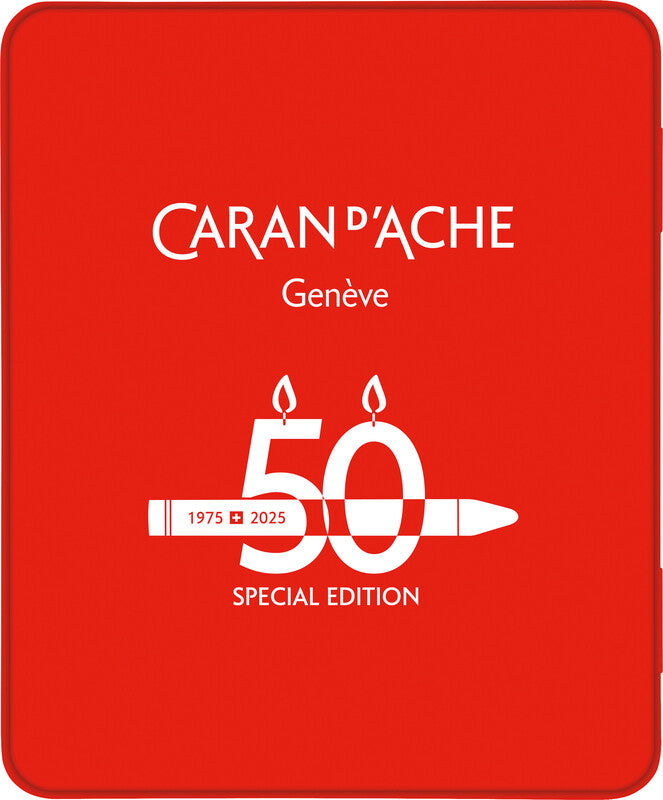 Caran d-Ache Caran d'Ache – Neocolor II – Wachsmalkreiden – Set – 10 Farben, in Metallschachtel