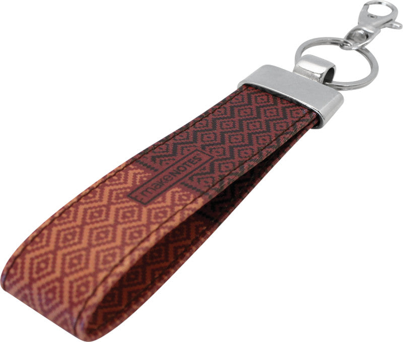 Makenotes Schlüsselanhänger – Kunstleder, 30 × 180 × 6 mm, assortiert, 1 Stk.