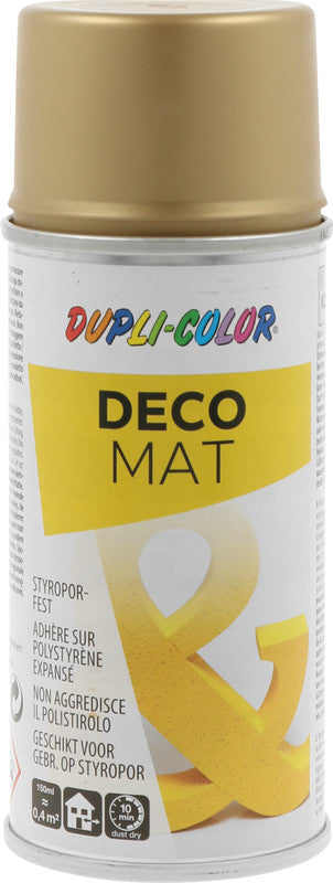 Dupli-color Farbspray – Goldbronze, matt, 150 ml, für Metall, Holz & Glas
