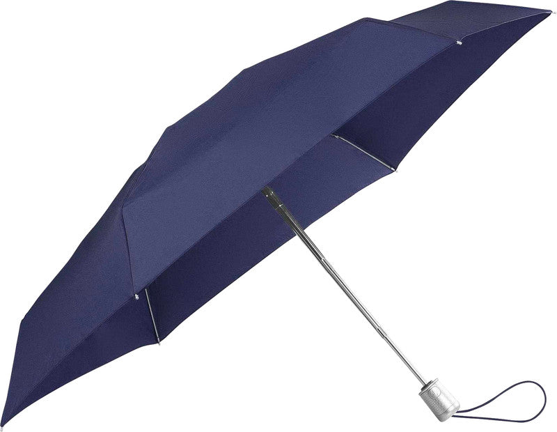 Samsonite Taschenschirm Alu Drop S Mini – Automatik (auf/zu) – Ø 86 cm, L 21 cm – indigoblau – windfest