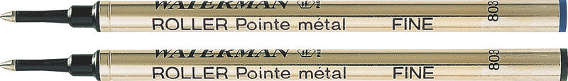Waterman Rollerpatrone – Schwarz, 0,8 mm, geruchsarm, 1 Stück