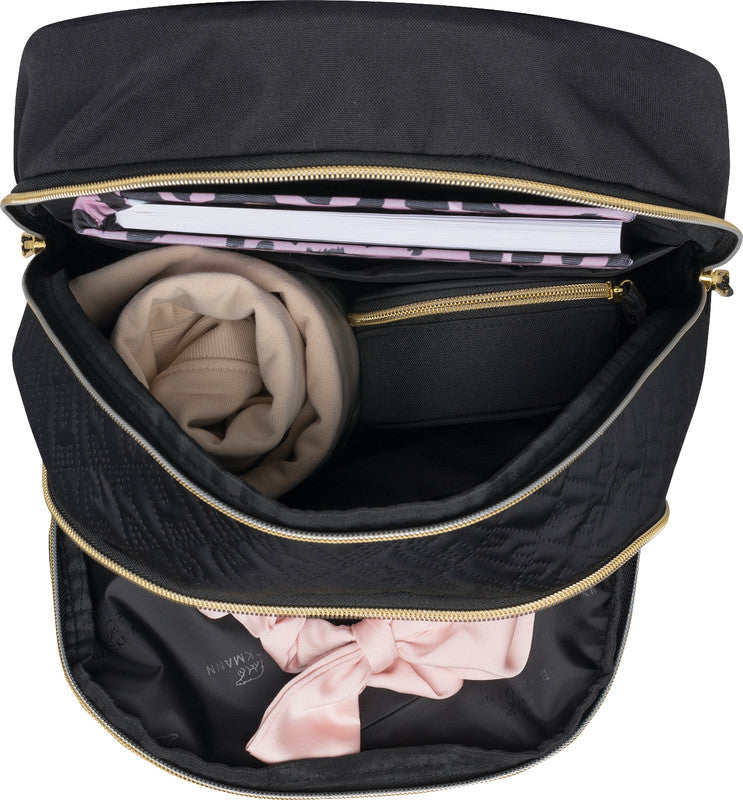 Beckmann Junior Sport Rucksack – Schwarz Gold – aus recycelten PET-Flaschen (rPET)