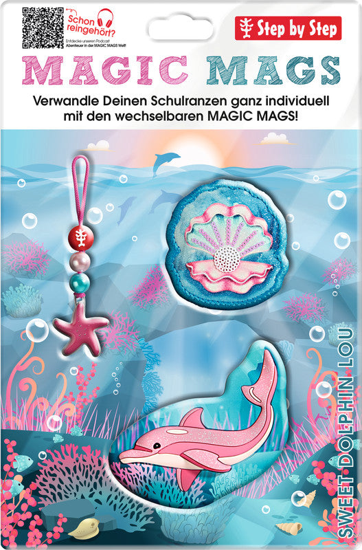 Step by Step Magic Mags Zubehörset – 3-teilig – Sweet Dolphin Lou – für Cloud, Space, 2in1 Plus und andere