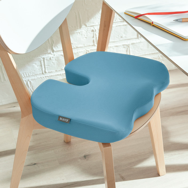 Leitz Kissen Ergo Cosy – 45,5 × 33,5 × 7,5 cm – Kunststoff, sanftes Blau