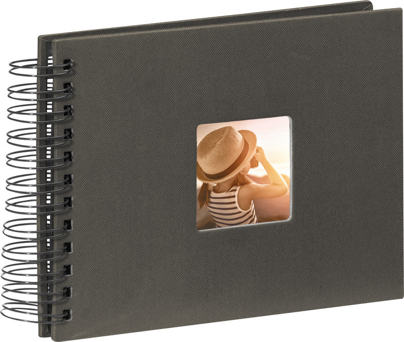 Hama Fotoalbum – für 240 × 170 mm, schwarz, mit Pergaminzwischenblättern, Papier