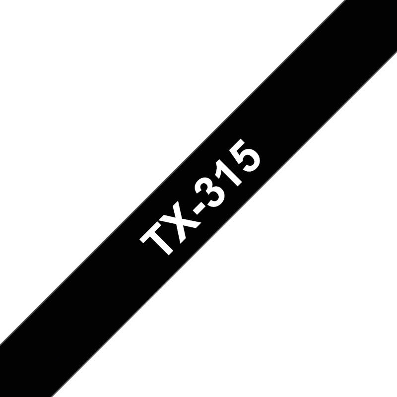 Brother Schriftband – 6 mm × 15 m, schwarz, weiss