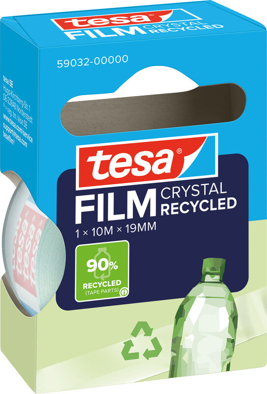 TESA Klebeband eco & crystal – 19 mm × 10 m, 1 Rolle