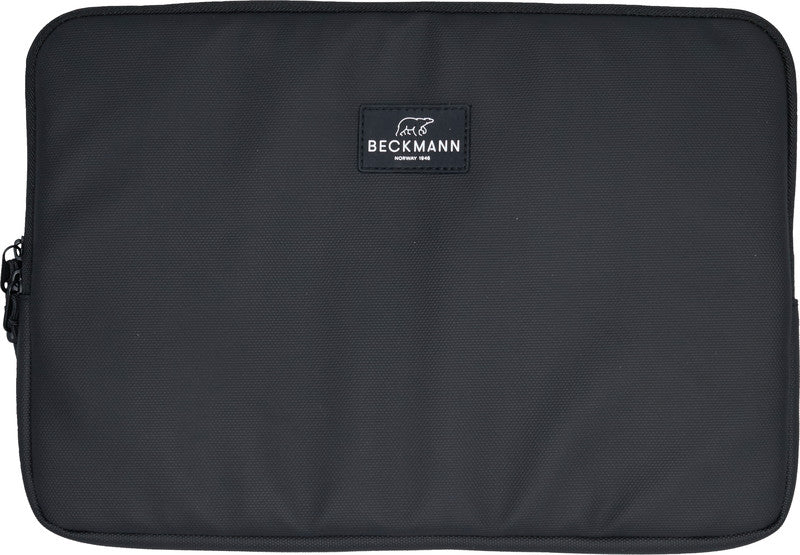 Beckmann Notebook-Schutzhülle – für Notebooks bis 14", Stoßschutz, Polyester, Schwarz
