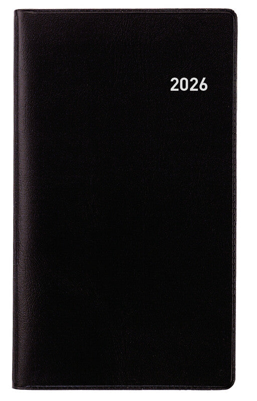 Biella Planer Bern Agenda – 1 Woche/1 Seite, geheftet, 8,7 × 15,3 cm, 2026, mehrsprachig, PEFC
