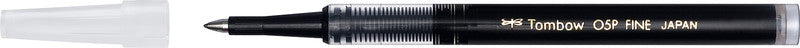 Tombow Rollerpatrone Havanna – Schwarz, 0,5 mm, geruchsarm