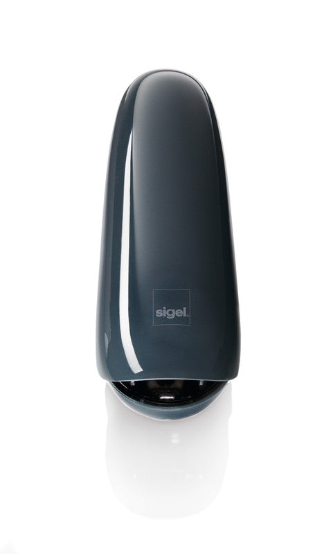 Sigel Eyestyle Hefter, 15 Blatt, für 24/6, 26/6, offene und geschlossene Heftung, grau