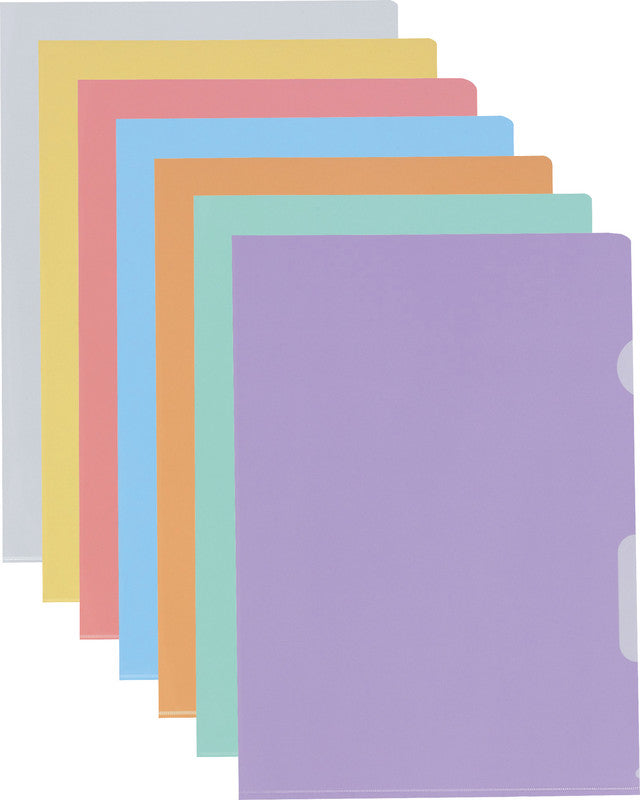 Kolma Sichtmappe A4 – Orange, Kunststoff, glänzend, 130 µm, 100er-Pack