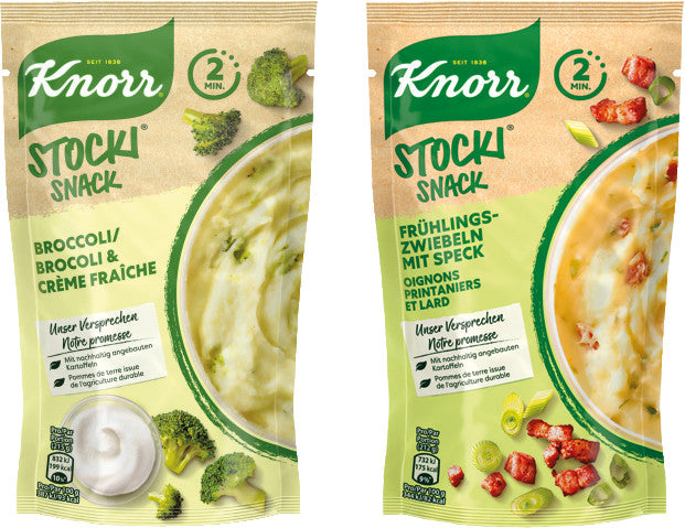 Knorr Kartoffelstock-Snack – Frühlingszwiebeln & Speck – 42 g