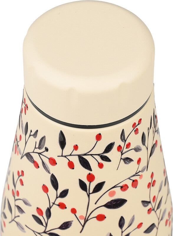 Estia Trinkflasche – 5 dl – Edelstahl, isoliert, Schraubverschluss – Bloom Beige