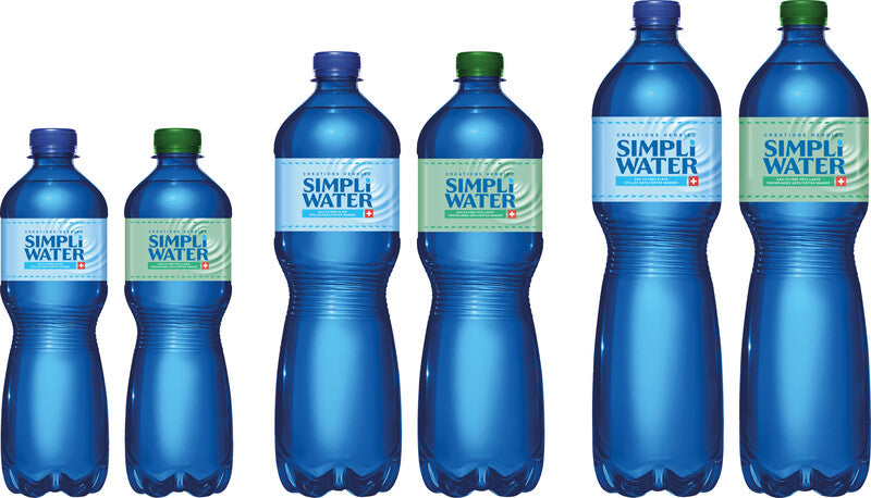 Simpli water Mineralwasser prickelnd – 1,5 l
