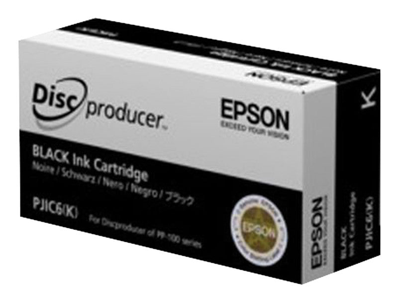Epson Tintenpatrone PJIC6, Schwarz – für Inkjetdrucker/Multifunktionsgeräte