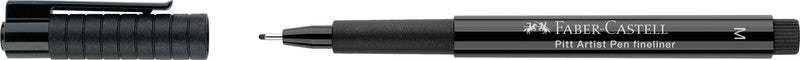Faber-Castell Tuschestifte, Strichbreite 0,1, 0,3, 0,7 mm, wasserfest, 6 Stk.