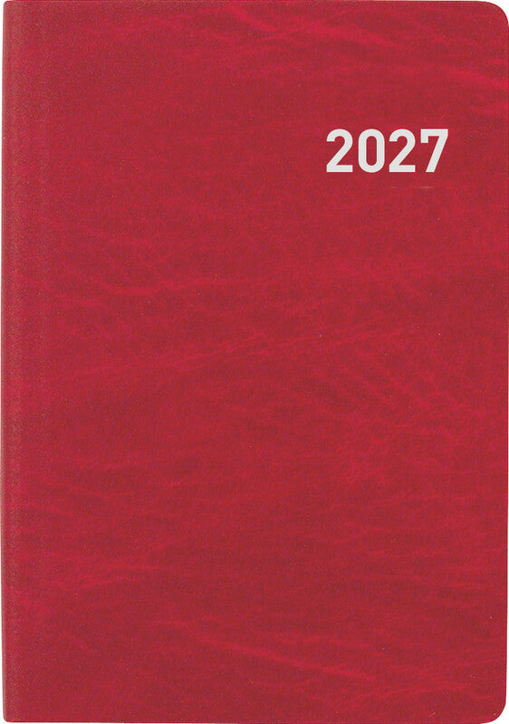 Biella Taschenagenda Tell – 2 Tage pro Seite, gebunden, 8,5 × 12,5 cm, 2027