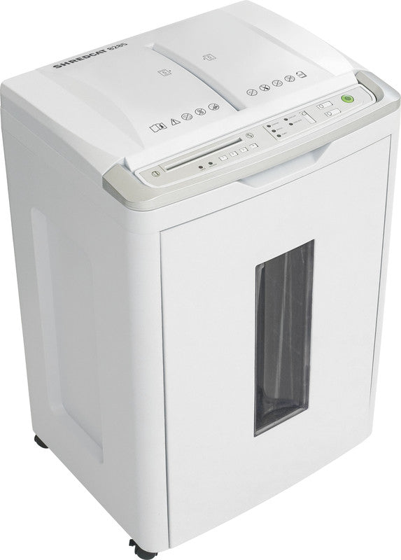 Ideal Shredcat 8285/CC – Aktenvernichter mit Autofeed 350 Blatt, DIN P-4, Partikelschnitt 4 × 10 mm, 53 l