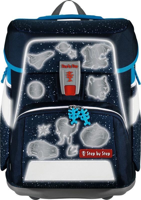 Step by Step Reflektoren-Sticker – Schwarz