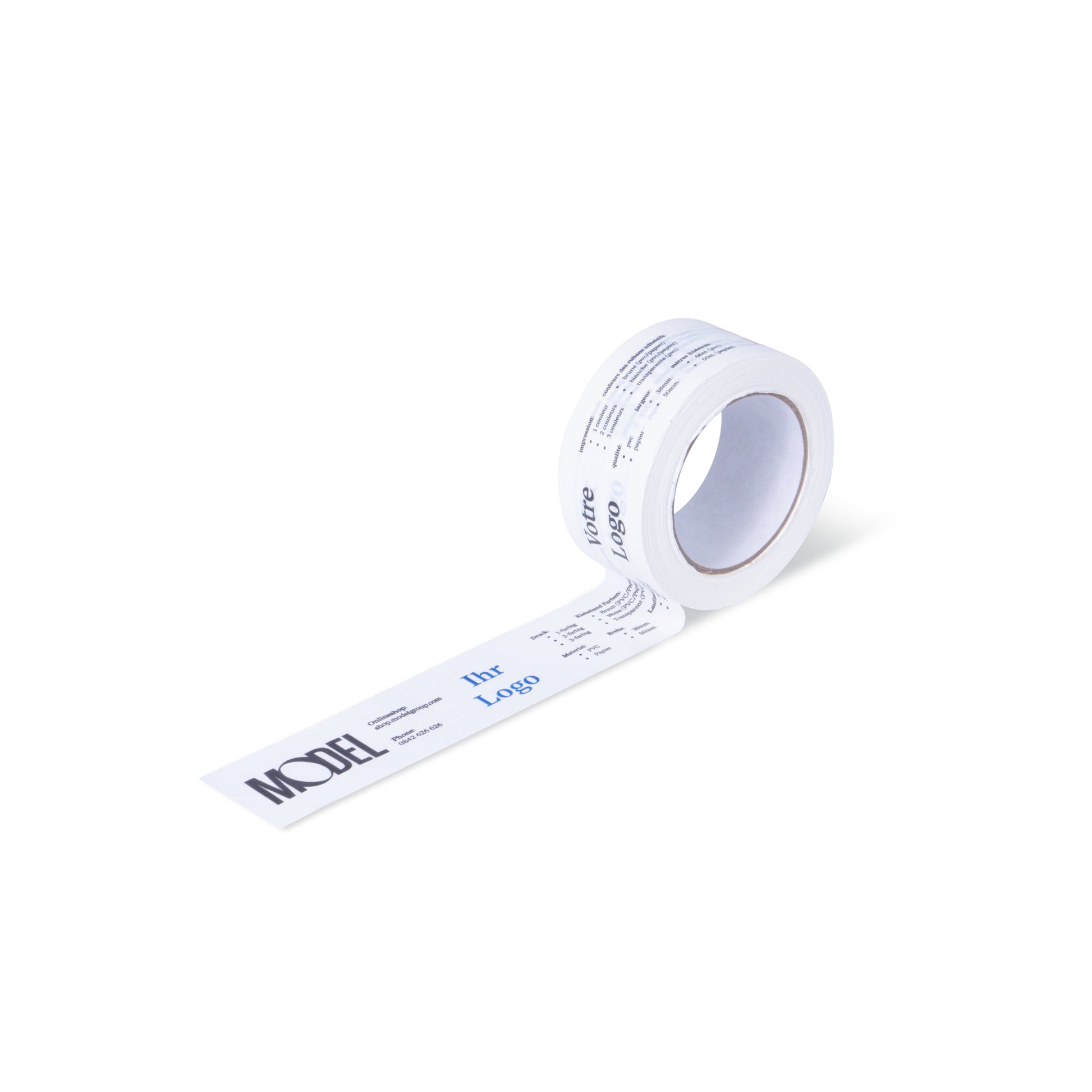 Model Papierklebeband – individuell bedruckbar, 38 mm, 1 Stück