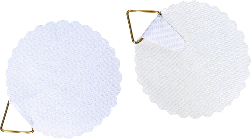 HERMA Bildaufhänger – Ø 45 mm, weiss, Papier/Draht, 6er-Pack