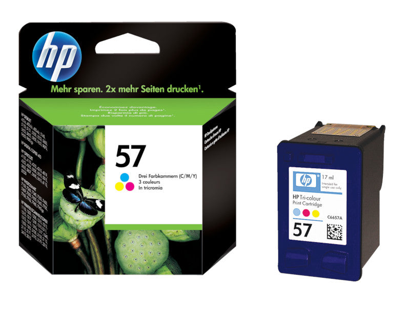 HP Tintenpatrone 57, Farbe – für verschiedene Inkjetdrucker