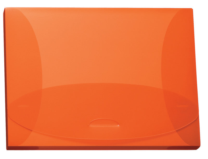 Kolma Sammelmappe, für A4, Kunststoff, orange, mit Steckverschluss