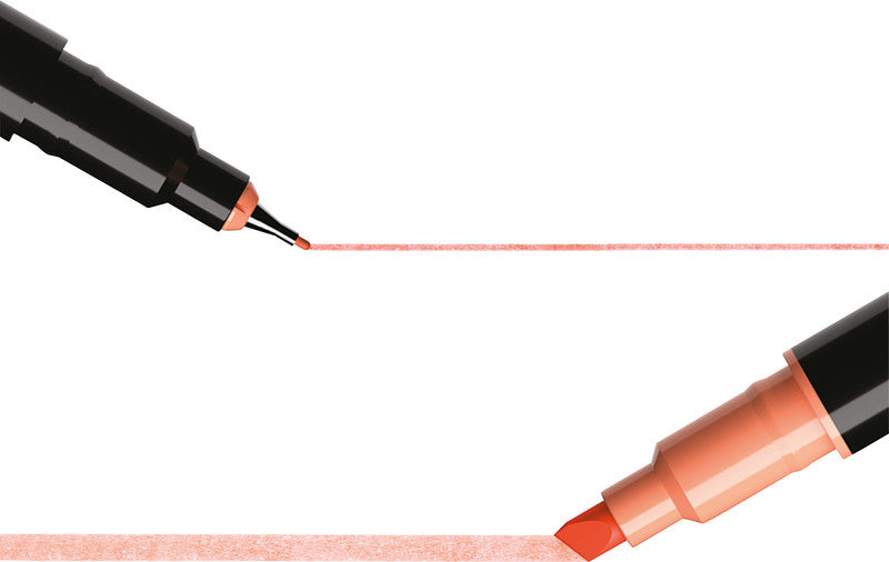 BIC Intensity DualTip Textmarker Set 6 Farben – Dual-Tip