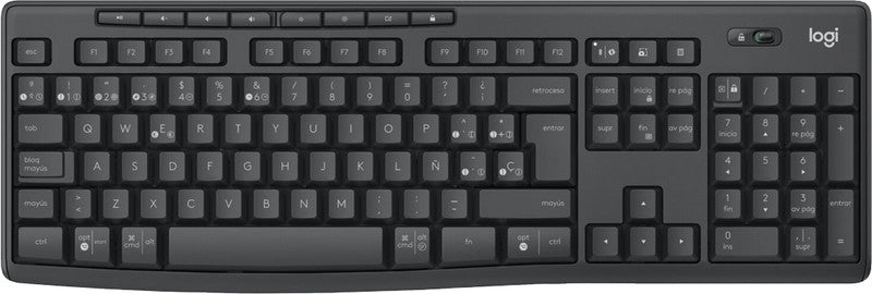Logitech MK370 – Kabellose Tastatur (Bluetooth/2,4 GHz), CH-Layout (DE-CH) – für Windows & iOS