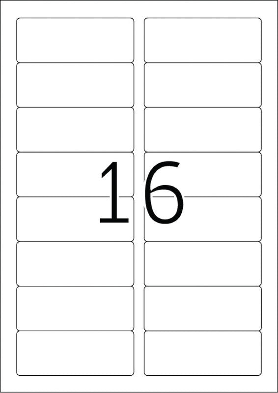 HERMA Schuletiketten – 88,9 × 33,8 mm, abgerundete Ecken, 320 Stk, 20 Bogen, Textil, ablösbar