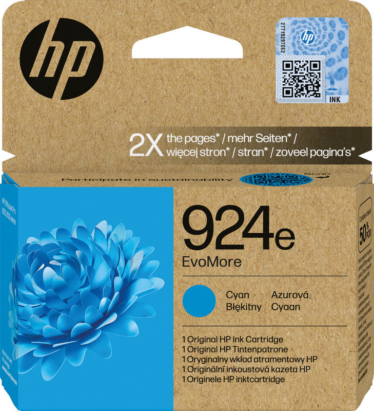 HP Tintenpatrone 924E, Cyan