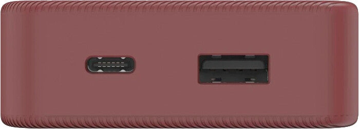 Hama Powerbank 10000 mAh, 1× USB-C, 1× USB-A, Rot