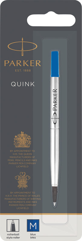 Parker Quink Rollerball-Mine für Parker Rollerball – Blau, 0,7 mm, geruchsarm, 1 Stück