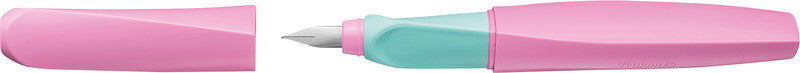 Pelikan Twist Sweet Lilac – Federspitze M – für Rechts- & Linkshänder – Rosa, Blau – Patronen