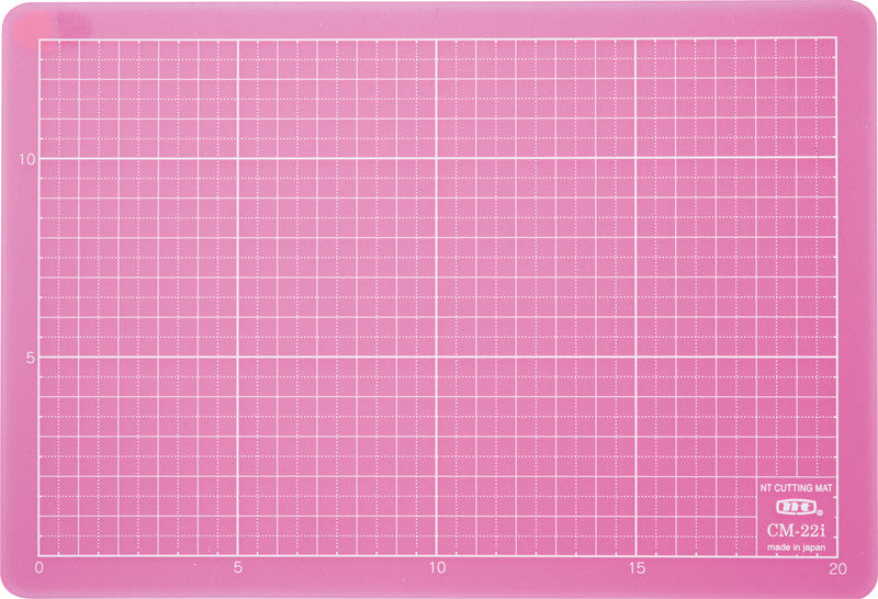 NT Cutter Schneidematte – 220 × 150 mm, Transparent Rot