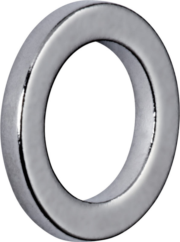 MAUL Neodym-Ringmagnet – hellsilber, Ø 12 mm, H 1,5 mm, 10 Stück