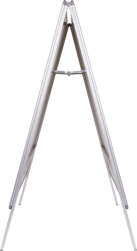 Nobo Plakatständer Premium Plus – für A0 hoch, silber, Metall/Kunststoff, 900×790×1440 mm