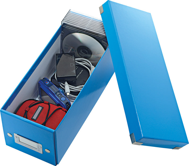 Leitz CD-Ablagebox Click & Store WOW – 165 Disks, Karton, 143 × 352 × 136 mm