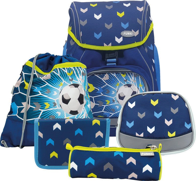 Funki Schulrucksack-Set Flexy-Bag – 5-teilig – Kicker