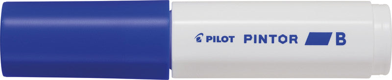 Pilot Pigment-Marker Pintor – Keilspitze 8 mm – Blau – Für dunkle Oberflächen geeignet