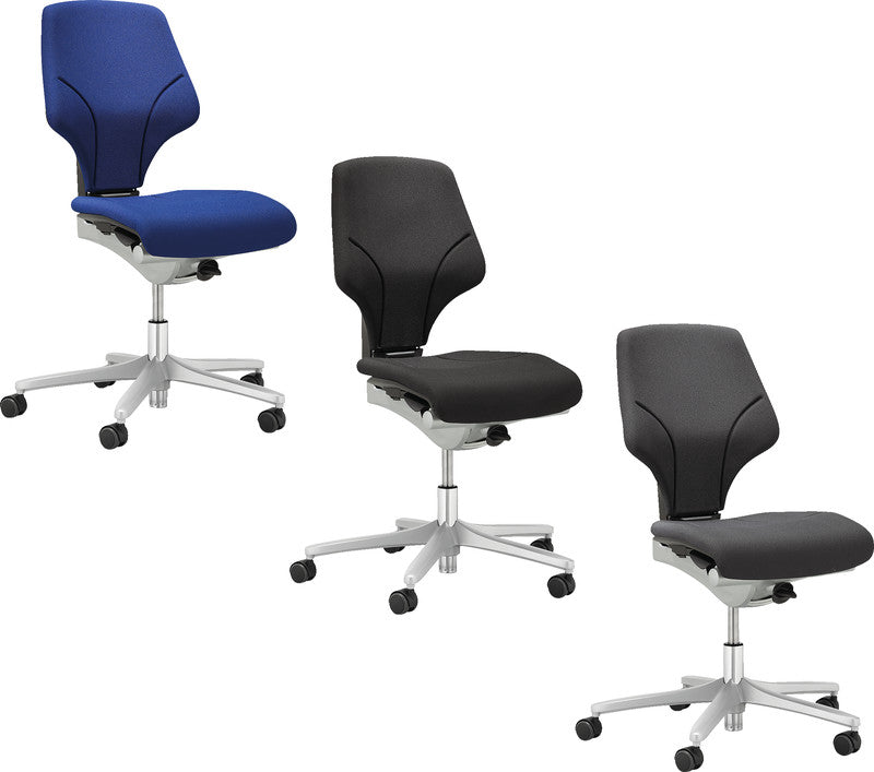 Giroflex Bürostuhl 64 – Sitzhöhe 40–52 cm, 110 kg, Schwarz
