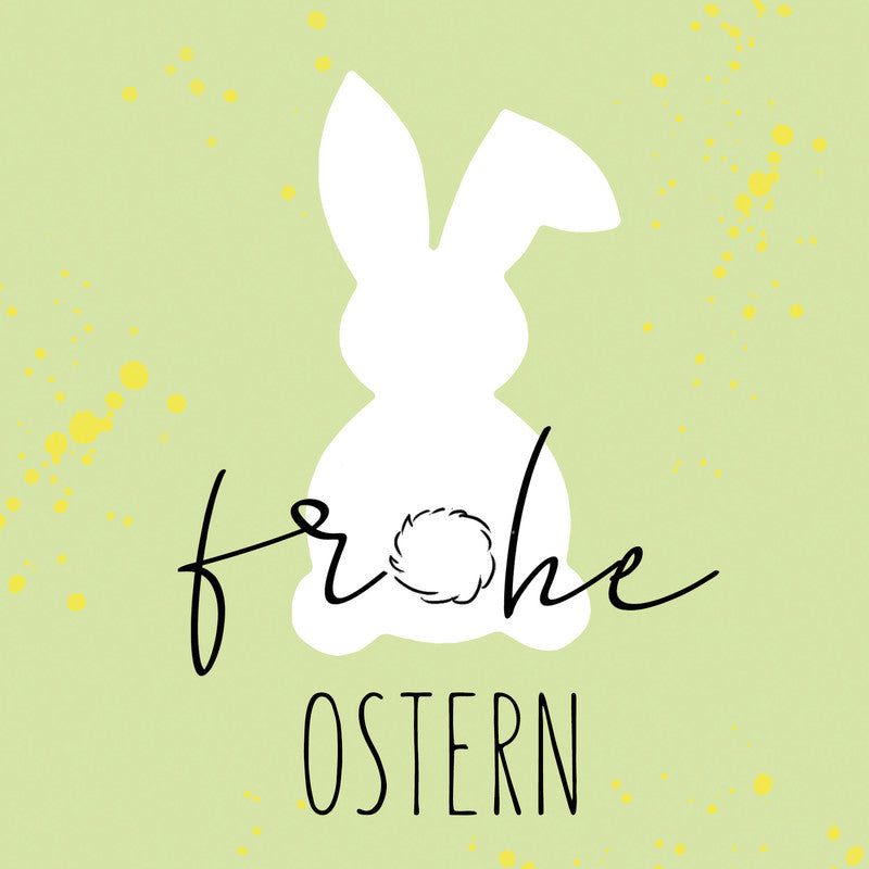 Atelier Servietten Weisser Hase – 33 × 33 cm – 3-lagig, Tissue – 20 Stk.